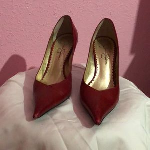 Red Jessica Simpson Heels